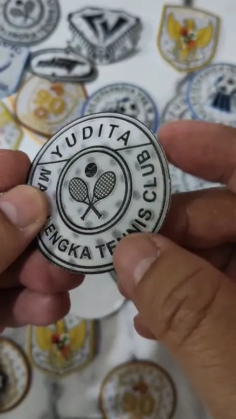 Contoh patch 3D TPU Motif
