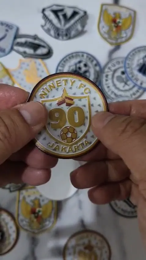 Contoh patch 3D TPU Motif
